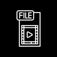 vídeo archivo vector icono diseño