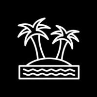 Island Vector Icon Design