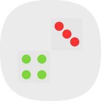 Dice Vector Icon Design