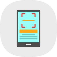 Qr Scan Vector Icon Design
