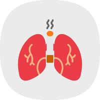 diseño de icono de vector de pulmones