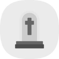 Tomb Vector Icon Design