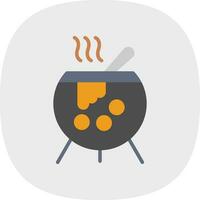 Cauldron Vector Icon Design