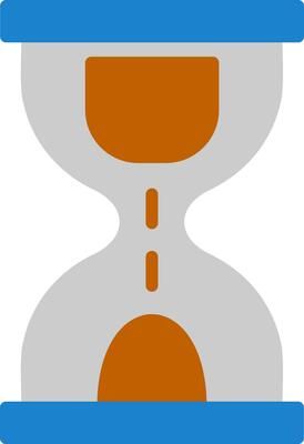 Hourglass Vector Icon Design