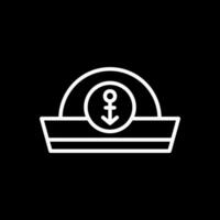 marinero gorra vector icono diseño