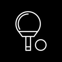 diseño de icono de vector de ping pong