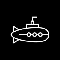 Submarine Vector Icon Design