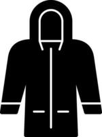 Raincoat Vector Icon Design