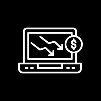 Decrease Vector Icon Design