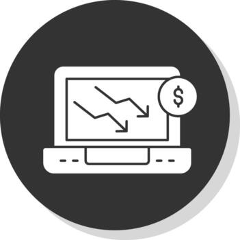 Decrease Vector Icon Design