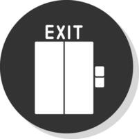 Exit Vector Icon Design