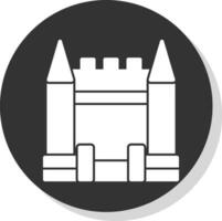 Inflatable Castle Vector Icon Design