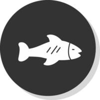 diseño de icono de vector de pescado