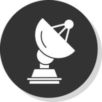 Satellite Dish Vector Icon Design