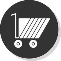 Trolley Vector Icon Design