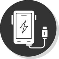 Wireless Charger Vector Icon Design