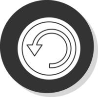 Circular Arrow Vector Icon Design