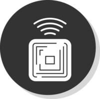 Rfid Chip Vector Icon Design