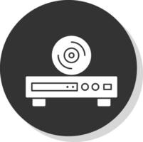 DVD jugador vector icono diseño