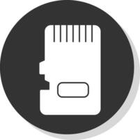 Memory Card Vector Icon Design