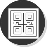 diseño de icono de vector de código qr