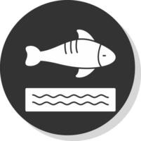 diseño de icono de vector de pescado