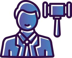 Lawyer Vector Icon Design