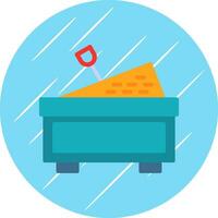 Sandbox Vector Icon Design