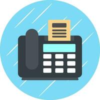 Fax Machine Vector Icon Design