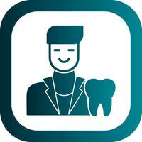 diseño de icono de vector de dentista