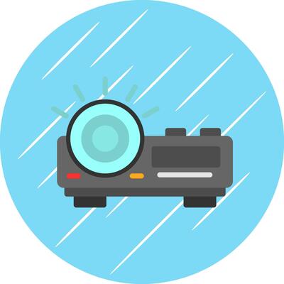 Projector Vector Icon Design