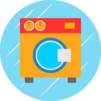 Washing Machine Vector Icon Design