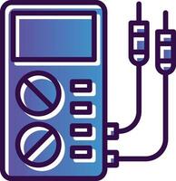 Voltmeter Vector Icon Design