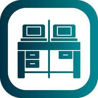 Work Space Vector Icon Design