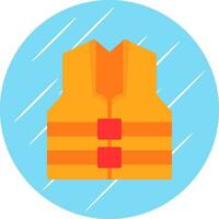 Life Jacket Vector Icon Design