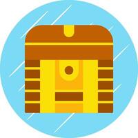 Treasure Chest Vector Icon Design