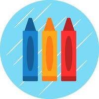 diseño de icono de vector de crayones