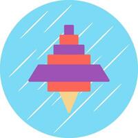 Spinning Top Vector Icon Design