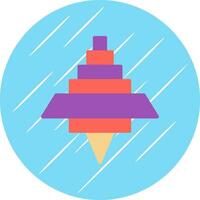 Spinning Top Vector Icon Design