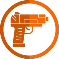 diseño de icono de vector de pistola