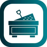 Sandbox Vector Icon Design