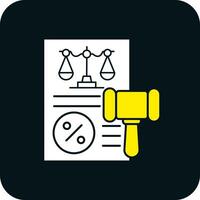 Law Vector Icon Design