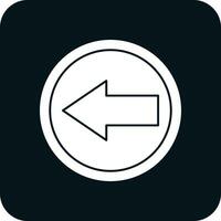 Left Arrow Vector Icon Design