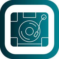 Turntable Vector Icon Design