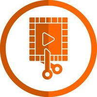 Video Editor Vector Icon Design