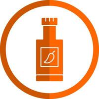 Chili Sauce Vector Icon Design