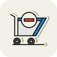 Remove From Cart Vector Icon Design