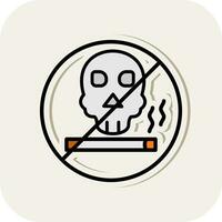 Smoking Kills Vector Icon Design