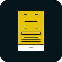 Qr Scan Vector Icon Design