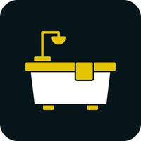 Bathtub Vector Icon Design